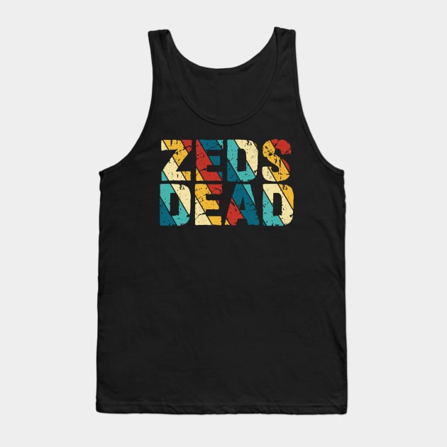 Retro Color - Zeds Dead Tank Top by Arestration